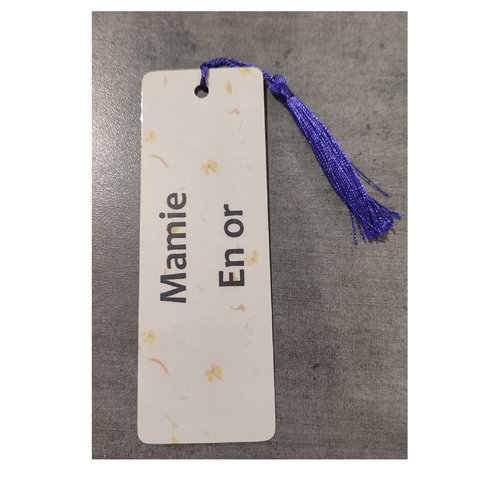 Marque page mamie