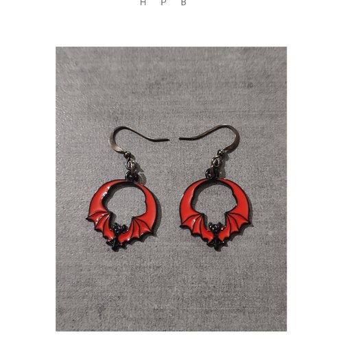 Boucles d'oreilles fantaisies halloween