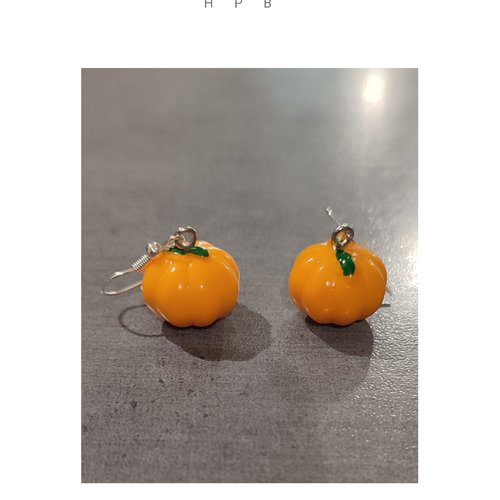 Boucles d'oreilles fantaisies "halloween"