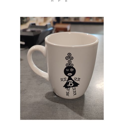 Mug 200 ml  lettre b