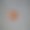 Cabochon ovale œil de chat orange 30mmx1