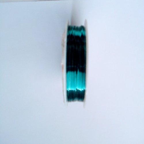 Bobine de fil de cuivre bleu 10 mètres x0. 4mm
