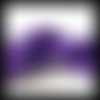 Echevette de fil nylon tressé violet x10 mètres