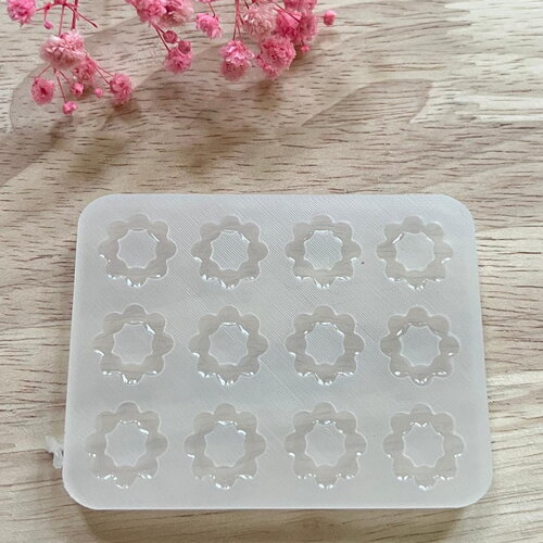 Moule silicone pour résine époxy, uv, resinmold, moule pour pampilles interchangeable, moule silicone bubble
