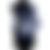 Châle femme camaïeu bleu xl laine acrylique
