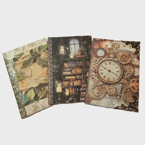 Carnet personnalisé, petit format, pages unies