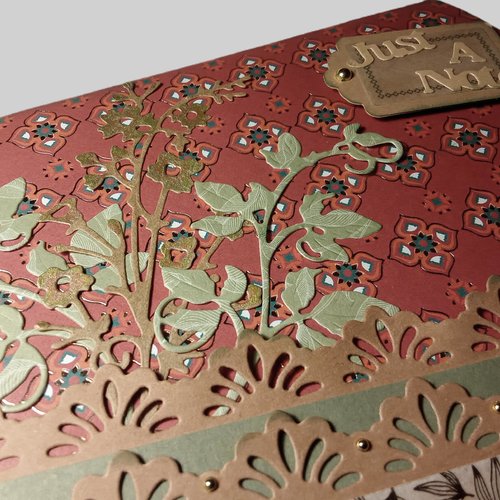 Carte ronde "just a note" 3d