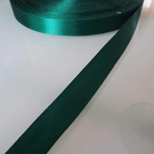 Ruban, galon - couleur vert  - 14mm 
