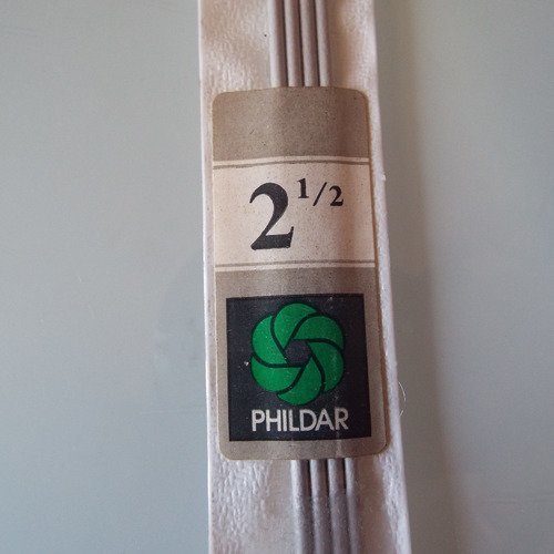 Aiguilles double-pointes - métal - phildar - 2.5 mm / 30 cm - accessoire de tricot