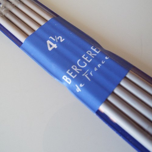 Aiguilles double-pointes - métal - bergère de france - 4.5 mm / 40 cm - accessoire de tricot