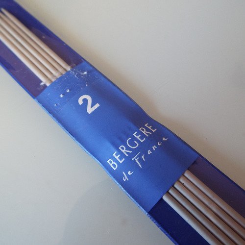 Aiguilles double-pointes - métal - bergère de france -  2 mm / 40 cm - accessoire de tricot