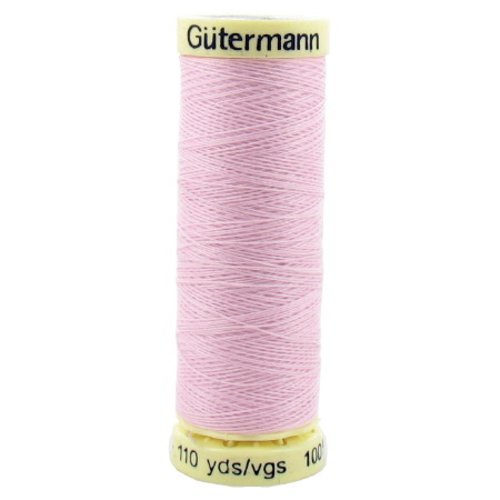 Fil à coudre gütermann - 100% polyester - 100 m - coloris 320 rose