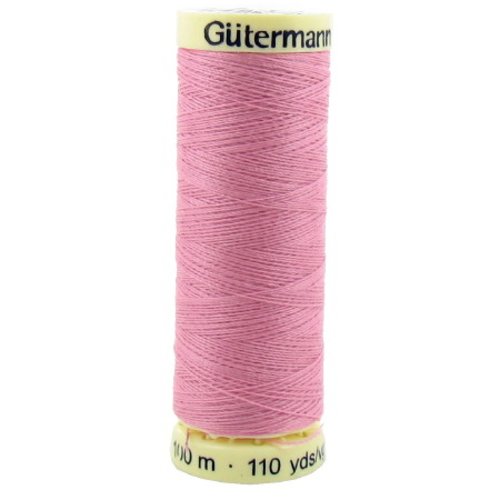 Fil à coudre gütermann - 100% polyester - 100 m - coloris 663 rose
