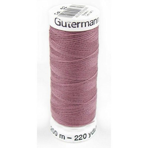 Fil à coudre gütermann - 100% polyester - 100 m - coloris 52 parme