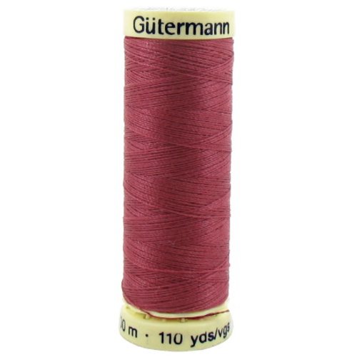 Fil à coudre gütermann - 100% polyester - 100 m - coloris 730 framboise