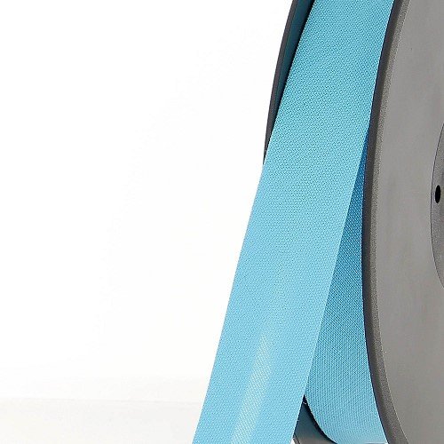 Turquoise n° 869 - biais uni - 50% coton 50% polyester - 2 cm de large -  vendu au mètre
