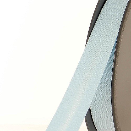Bleu ciel - biais uni - 50% coton 50% polyester - 2 cm de large -  vendu au mètre