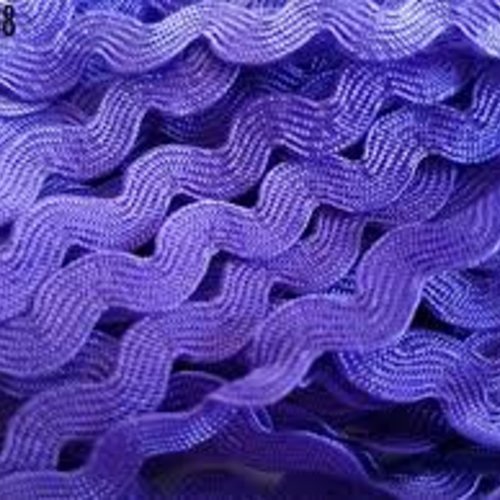 Croquet - 100% polyester - 8 mm de large - violet - vendu au mètre