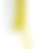 Croquet - 100% polyester - 8 mm de large - jaune - vendu au mètre