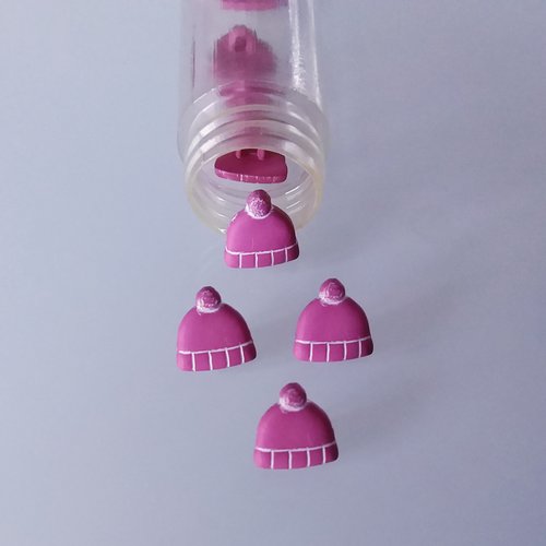 Boutons fantaisies - lot de 10 boutons - matière plastique