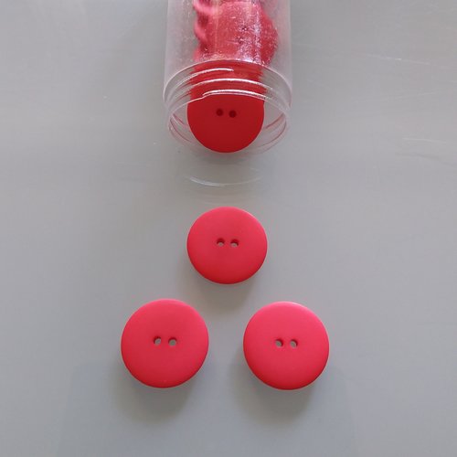 Boutons fantaisies - lot de 10 boutons - matière plastique 