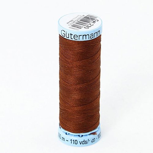 Fil à coudre gütermann - 100% polyester - 100 m - coloris 230 marron