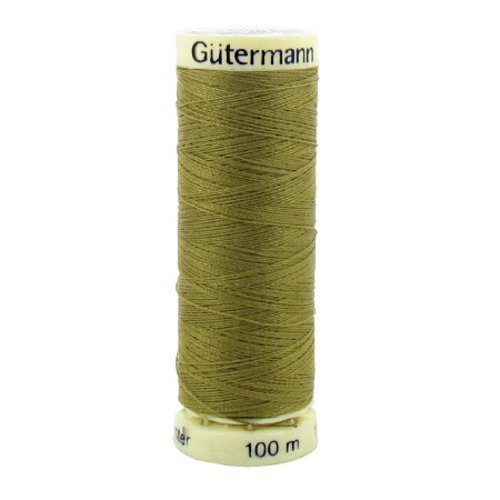 Fil à coudre gütermann - 100% polyester - 100 m - coloris 397 kaki clair