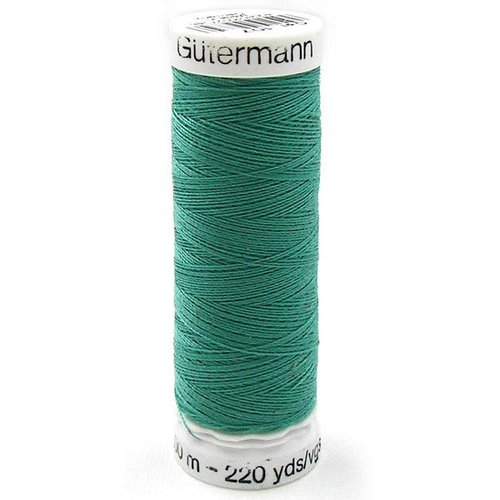 Fil à coudre gütermann - 100% polyester - 100 m - coloris 107 vert lagon