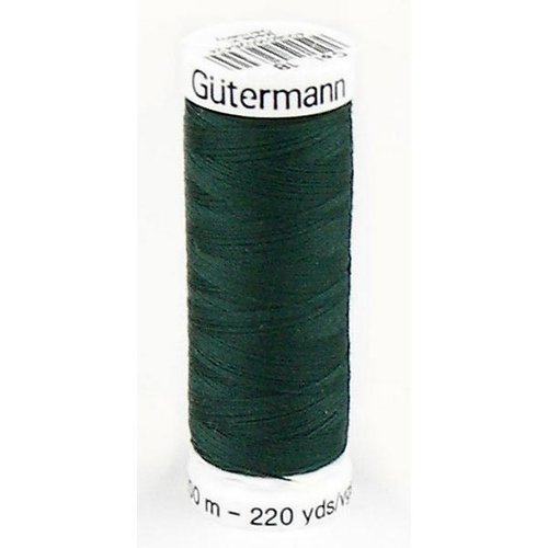 Fil à coudre gütermann - 100% polyester - 100 m - coloris 18 vert