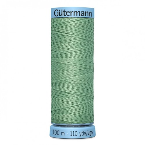 Fil à coudre gütermann - 100% polyester - 100 m - coloris 913 vert amande