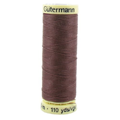 Fil à coudre gütermann - 100% polyester - 100 m - coloris 429 parme foncé