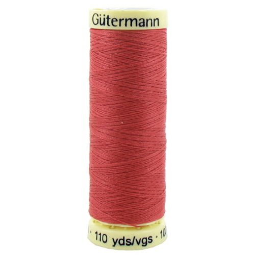 Fil à coudre gütermann - 100% polyester - 100 m - coloris 519 terracotta