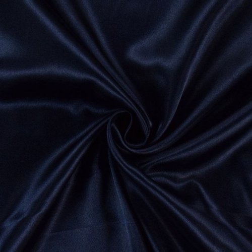 Doublure - tissu habillement - 100% polyester - bleu marine - largeur 1m40 - vendu au mètre