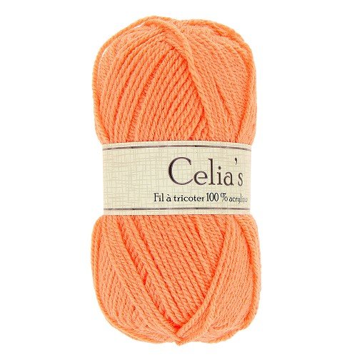 Pelote à tricoter - crocheter - coloris saumon 3009 -