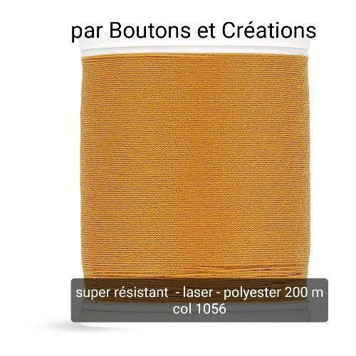 Ocre jeans - fils à coudre - 200 mètres - 100 % polyester - laser  super résistant