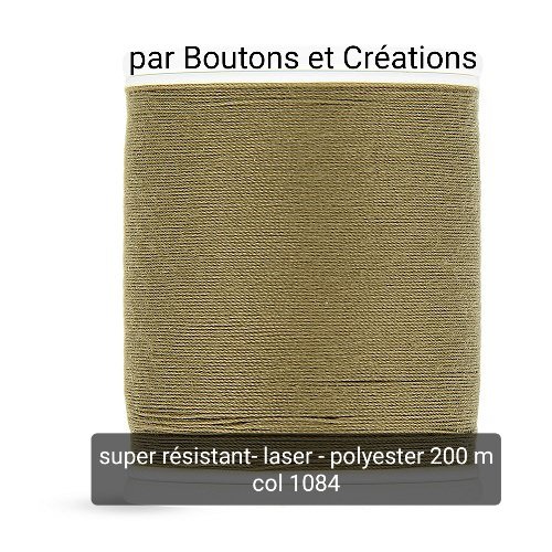 Ocre jeans - fils à coudre - 200 mètres - 100 % polyester - laser  super résistant