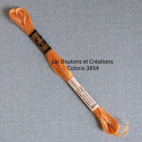 Coton mouliné dmc - 100% coton - coloris 3854