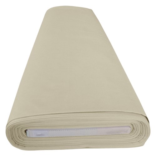 Tissu uni beige  - largeur 1m45 - vendu au mètre -