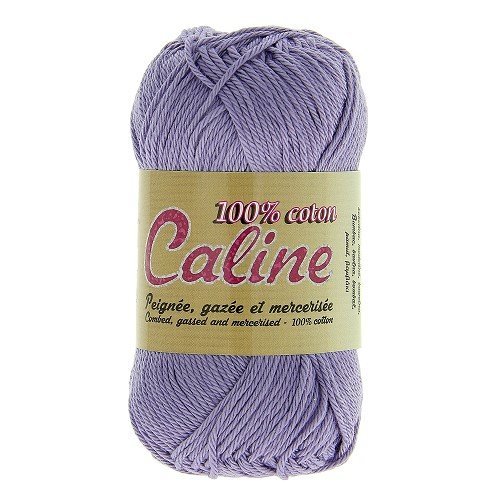 Pelote de coton - a tricoter ou à crocheter - 100% coton - lilas  n°127