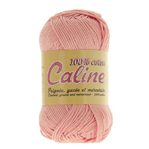 Pelote de coton - a tricoter ou à crocheter - 100% coton - rose clair  n°110