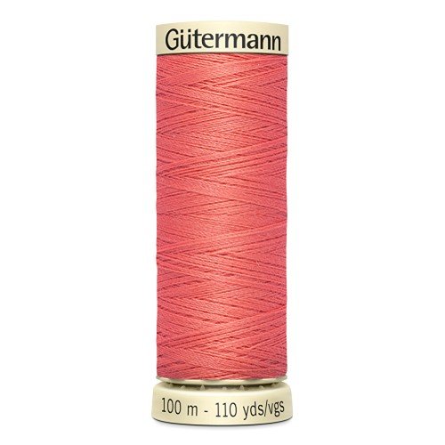 Fil à coudre gütermann - 100% polyester - 100 m - coloris 896 orange