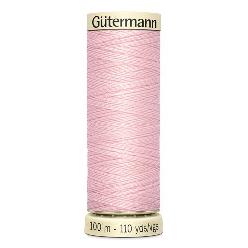 Fil à coudre gütermann - 100% polyester - 100 m - coloris 659 rose