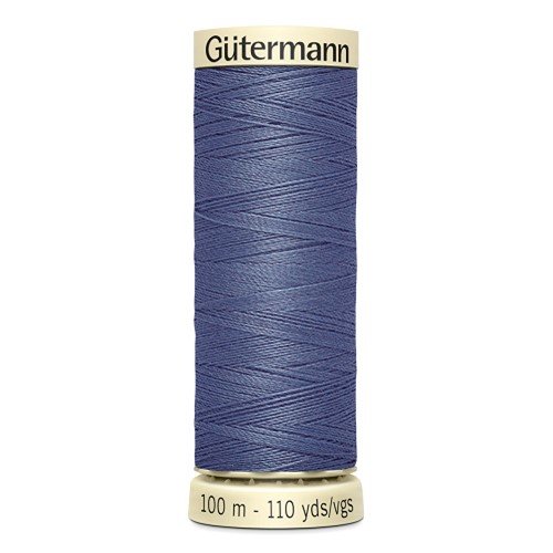 Fil à coudre gütermann - 100% polyester - 100 m - coloris 521 bleu