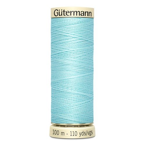 Fil à coudre gütermann - 100% polyester - 100 m - coloris 53 bleu