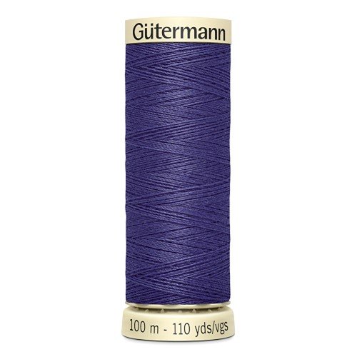 Fil à coudre gütermann - 100% polyester - 100 m - coloris 86 bleu