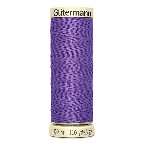 Fil à coudre gütermann - 100% polyester - 100 m - coloris 391 violet