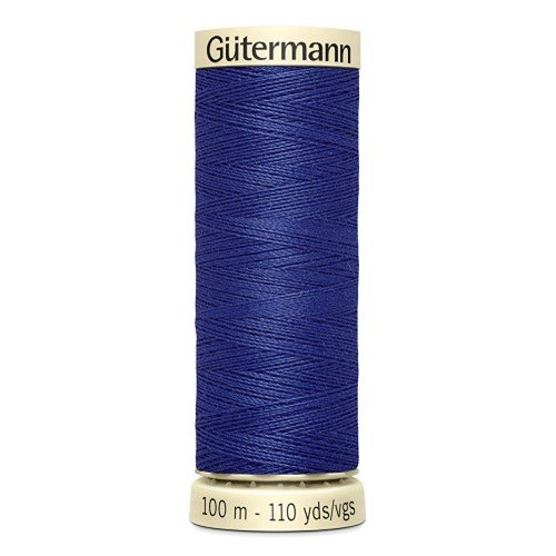 Fil à coudre gütermann - 100% polyester - 100 m - coloris 218  bleu