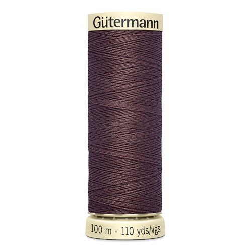 Fil à coudre gütermann - 100% polyester - 100 m - coloris 883 marron