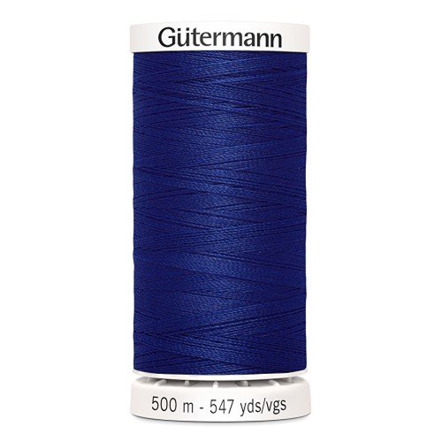 Fil à coudre gütermann - 100% polyester - 500 m - coloris 232 bleu