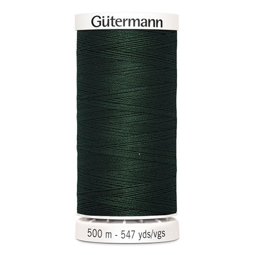Fil à coudre gütermann - 100% polyester - 500 m - coloris 472 vert